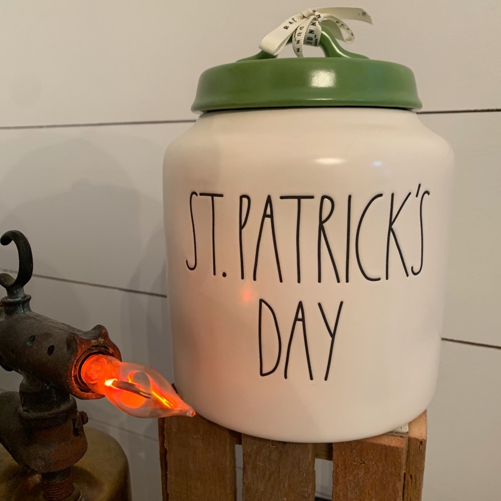 Rae Dunn St. Patrick’s Day canister